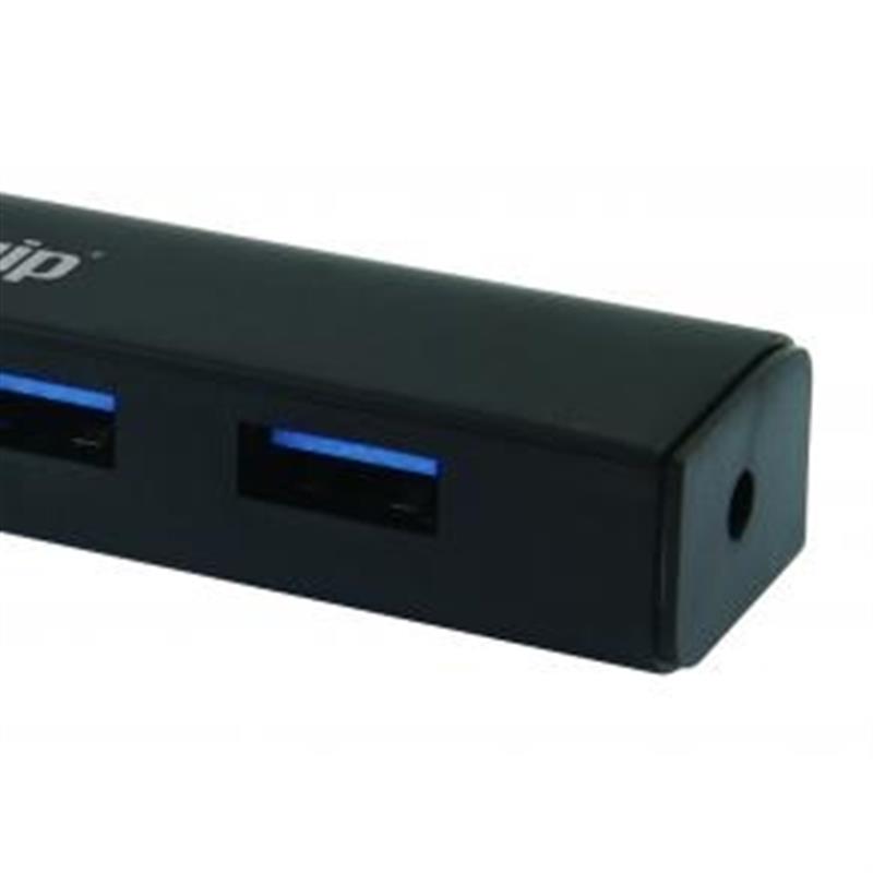 Equip 128953 interface hub USB 3.2 Gen 1 (3.1 Gen 1) Type-A 5000 Mbit/s Zwart