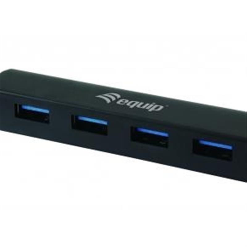 Equip 128953 interface hub USB 3.2 Gen 1 (3.1 Gen 1) Type-A 5000 Mbit/s Zwart