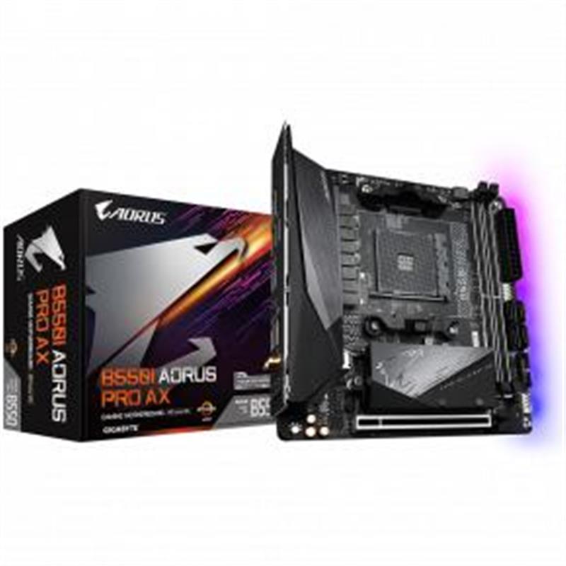 Gigabyte B550I AORUS PRO AX Socket AM4 Mini ITX AMD B550