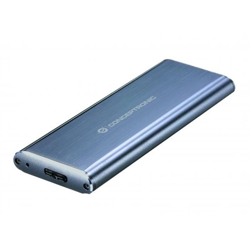 Conceptronic DDE03G behuizing voor opslagstations SDD-behuizing Grijs M.2