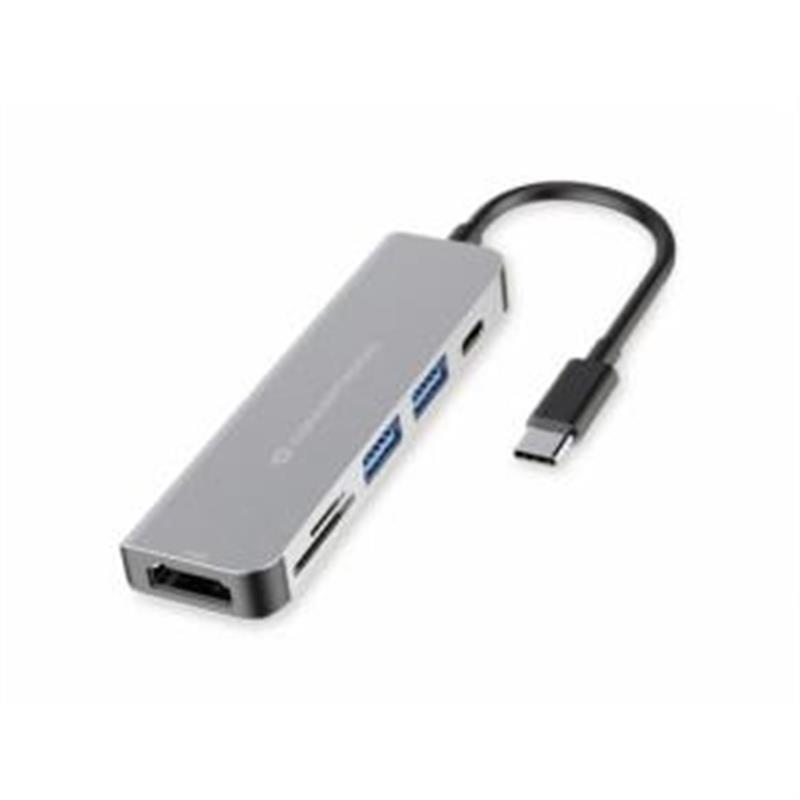 Conceptronic DONN02G interface hub USB 3.2 Gen 1 (3.1 Gen 1) Type-C 5000 Mbit/s Aluminium
