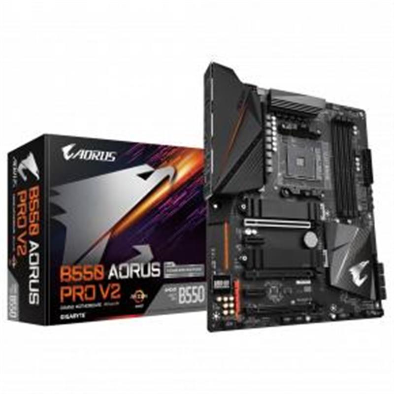 Gigabyte B550 AORUS PRO V2 moederbord Socket AM4 ATX AMD B550