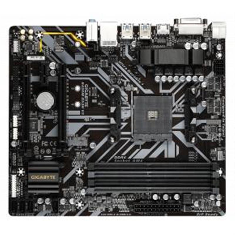 Gigabyte GA-B450M-DS3H V2 (AM4) (D) AMD B450 Socket AM4 micro ATX