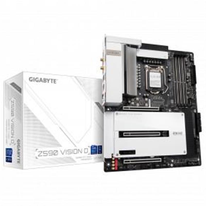 Gigabyte Z590 VISION D moederbord Intel Z590 Express LGA 1200 ATX