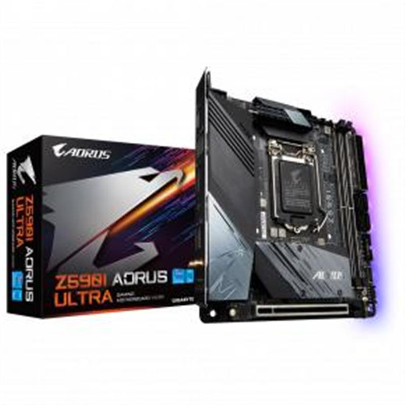 Gigabyte Z590I AORUS ULTRA moederbord Intel Z590 Express LGA 1200 mini ITX