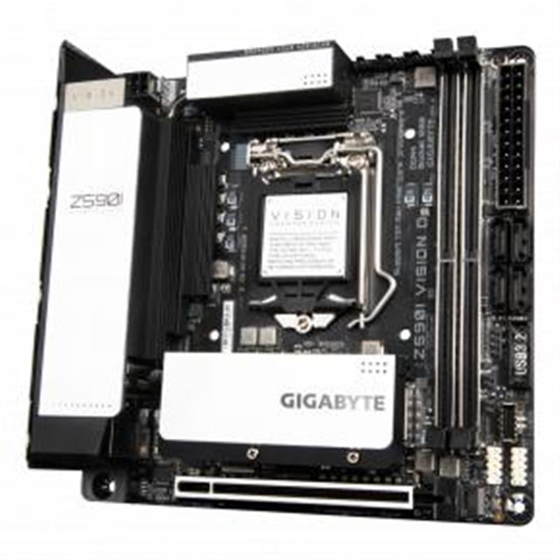 Gigabyte Z590I VISION D moederbord Intel Z590 Express LGA 1200 mini ITX