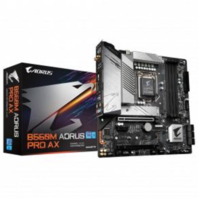 Gigabyte B560M AORUS PRO AX moederbord Intel B560 Express LGA 1200 micro ATX