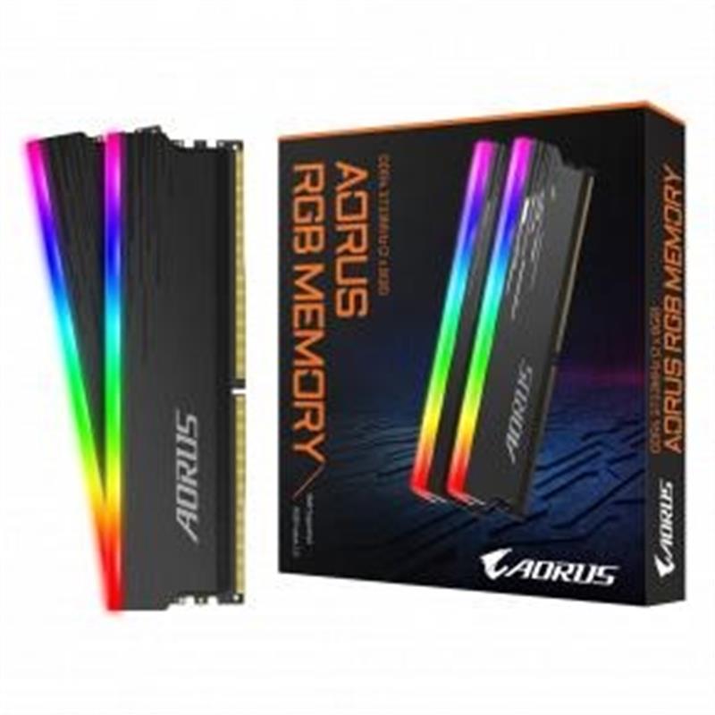 Gigabyte AORUS RGB geheugenmodule 16 GB 2 x 8 GB DDR4 3733 MHz
