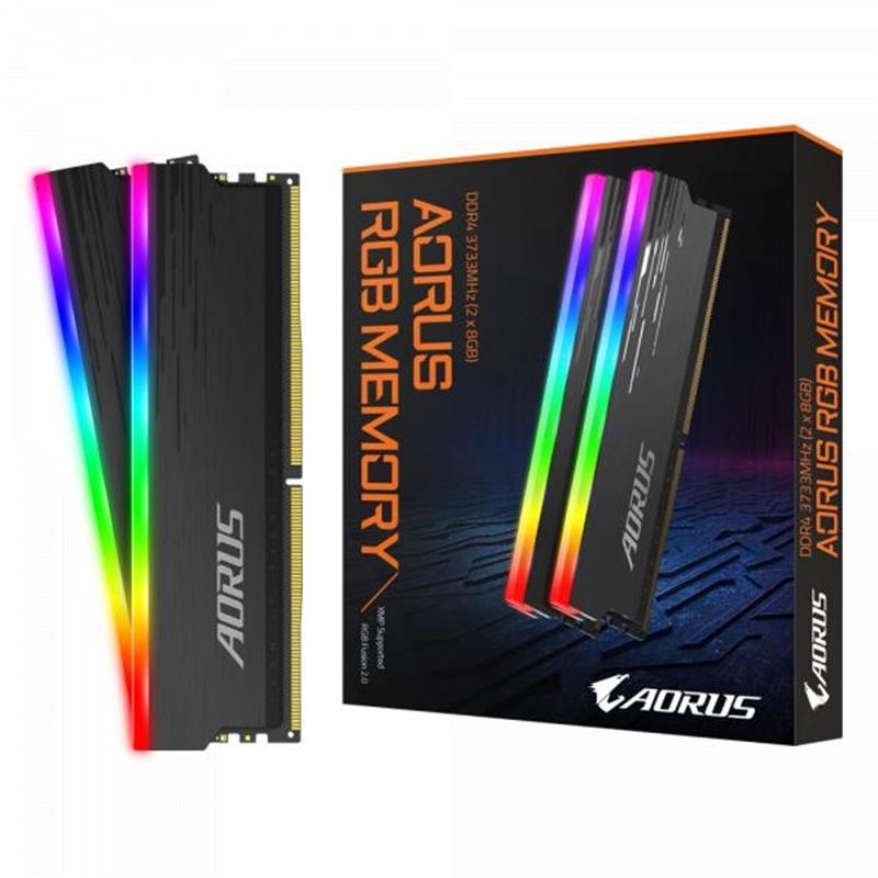 Gigabyte AORUS RGB geheugenmodule 16 GB 2 x 8 GB DDR4 3733 MHz