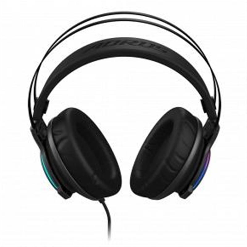 Gigabyte AORUS H1 hoofdtelefoon/headset Hoofdtelefoons Hoofdband USB Type-A Zwart