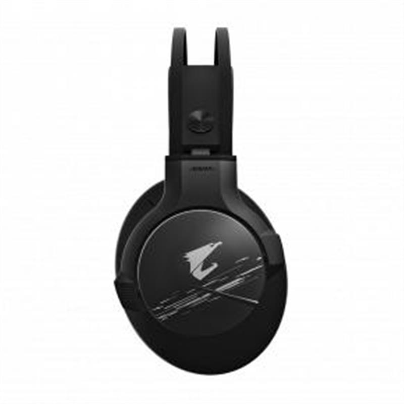 Gigabyte AORUS H1 hoofdtelefoon/headset Hoofdtelefoons Hoofdband USB Type-A Zwart