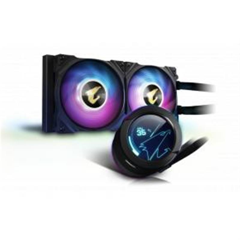 Gigabyte AORUS WATERFORCE X 240 Liquid Cooler 37 6 dB 7 9 dB 37 6 dB 2 fan s 800 RPM