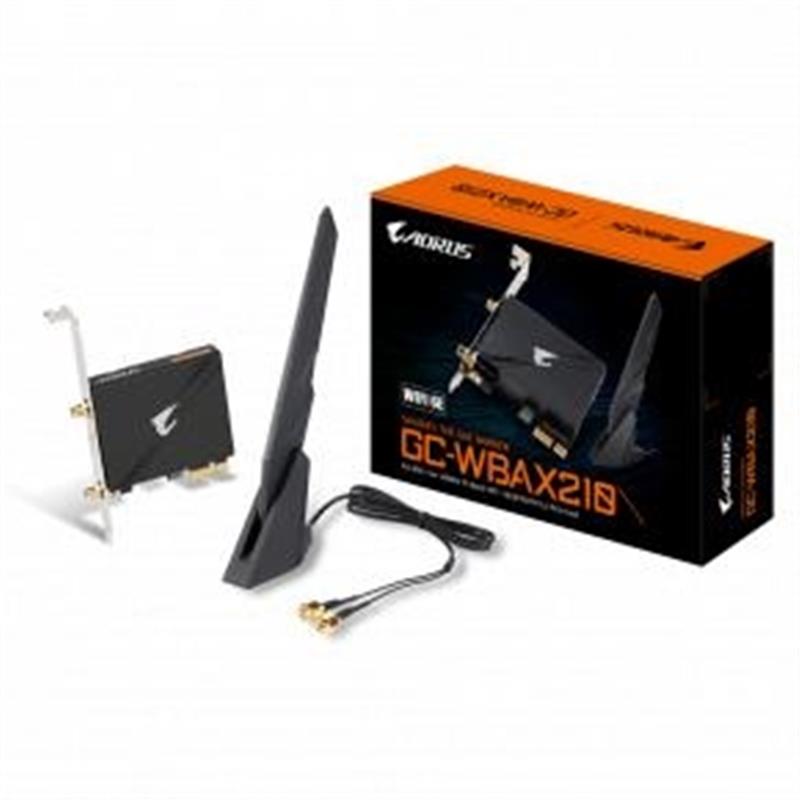 Gigabyte GC-WBAX210 netwerkkaart Intern WLAN / Bluetooth 2400 Mbit/s