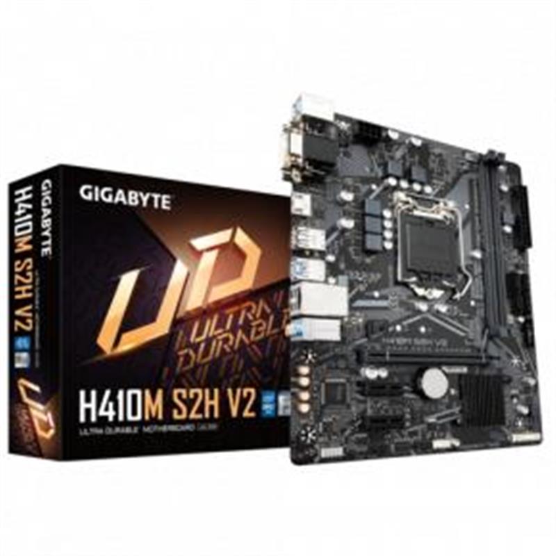 Gigabyte H410M S2H V2 moederbord Intel H410 LGA 1200 micro ATX