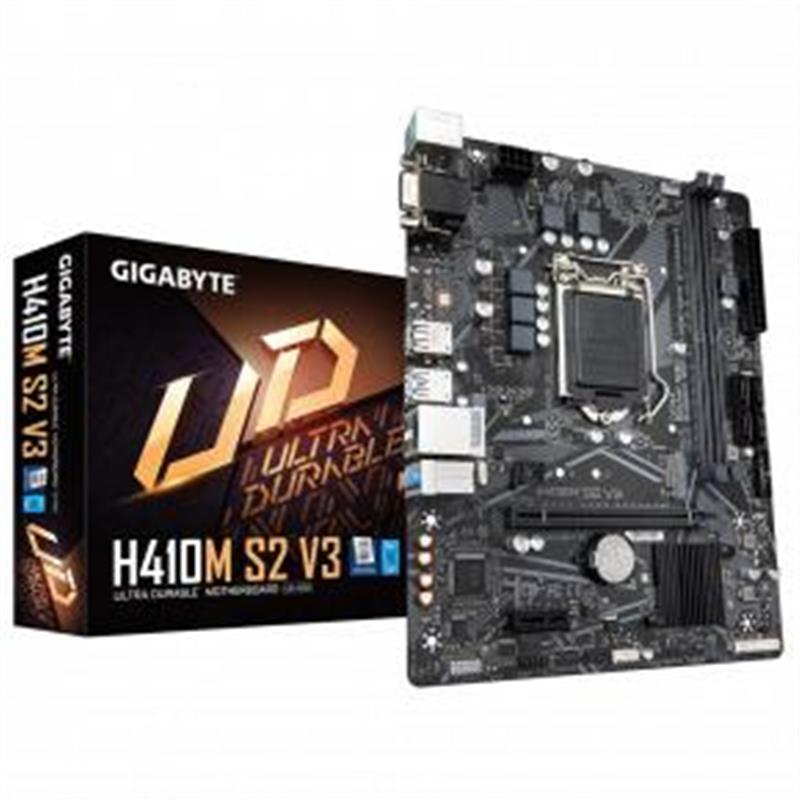 Gigabyte LGA1200 H410M 2x DDR4 DIMM SATA3 M 2 USB 3 2 Gen1