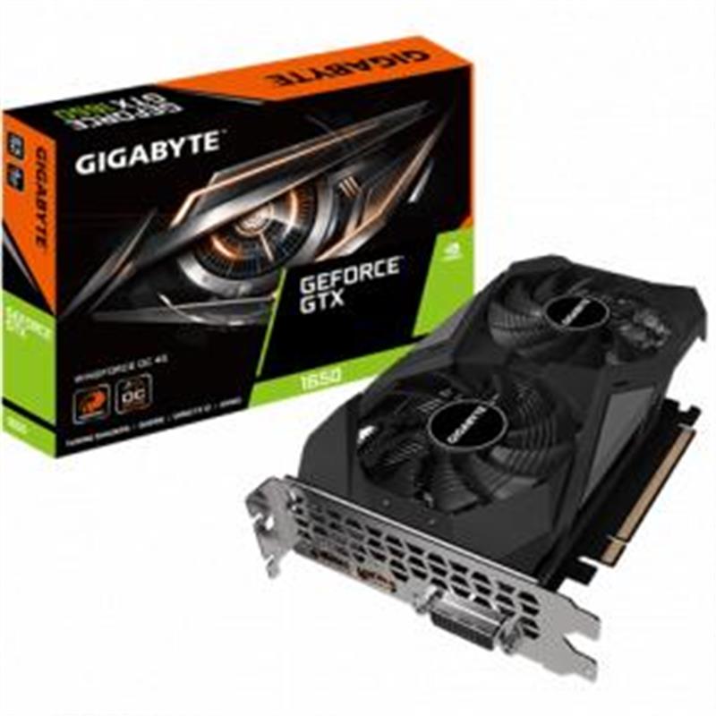 Gigabyte GeForce® GTX 1650 D6 Windforce OC 4G NVIDIA GeForce GTX 1650 4 GB GDDR6