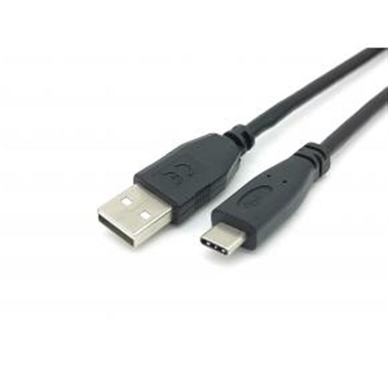 Equip 128886 USB-kabel 3 m USB 2.0 USB A USB C Zwart