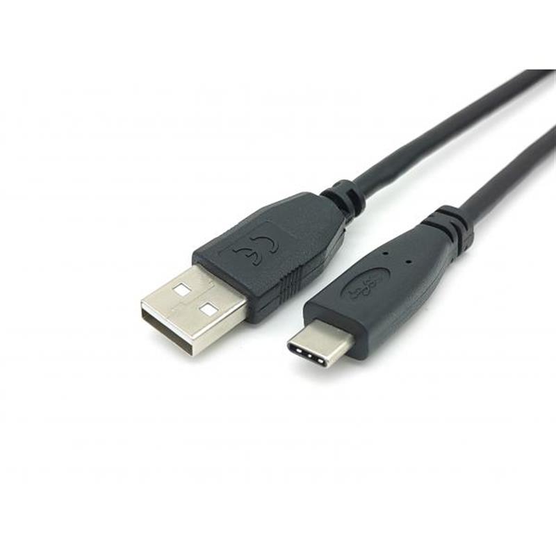 Equip 128886 USB-kabel 3 m USB 2.0 USB A USB C Zwart