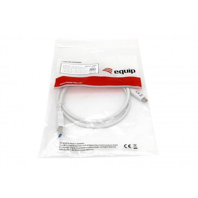 Equip 128363 USB-kabel 1 m USB 3.2 Gen 1 (3.1 Gen 1) USB A USB C Wit