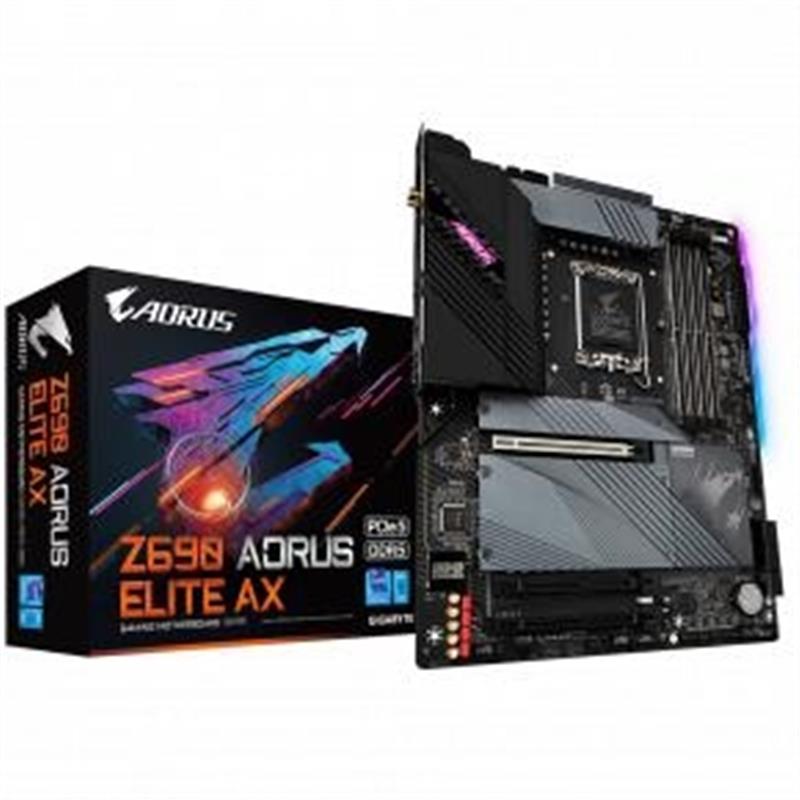Gigabyte Z690 AORUS ELITE AX moederbord Intel Z690 Express LGA 1700 ATX