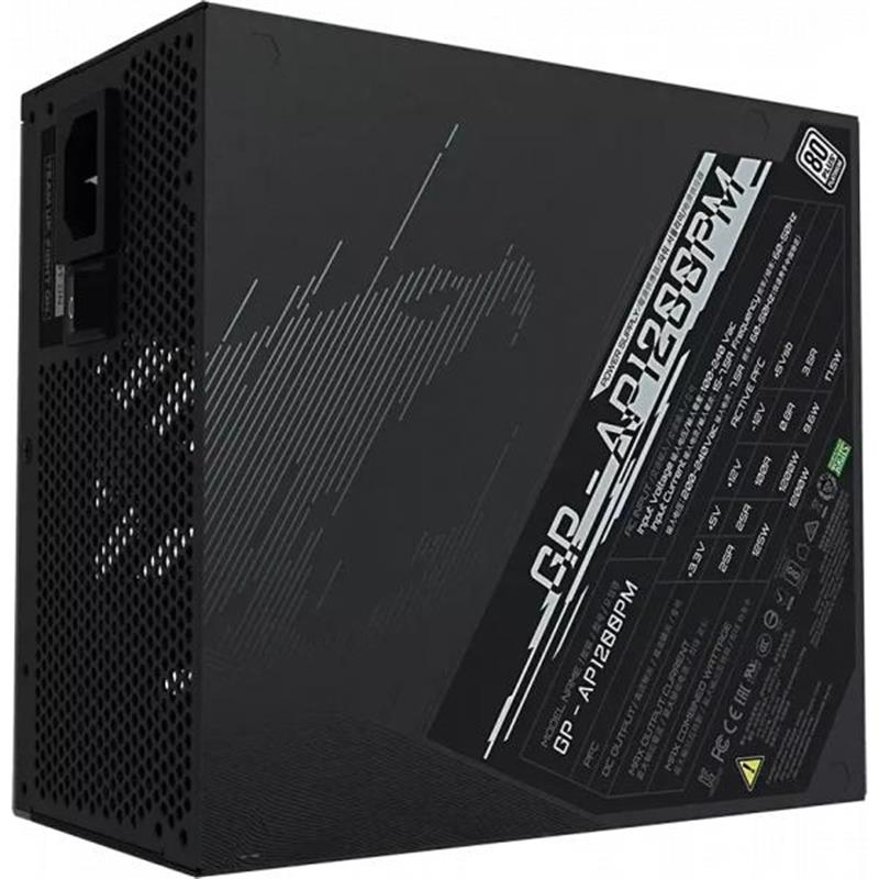 Gigabyte AORUS P1200W power supply unit 1200 W 20+4 pin ATX ATX Zwart