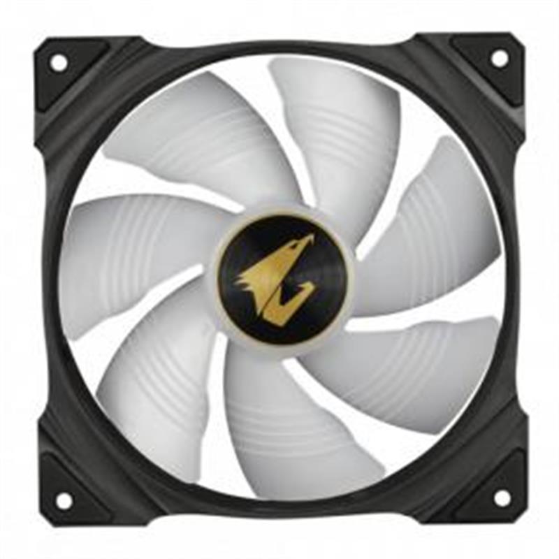 Gigabyte AORUS 140 ARGB Universeel Koeler 14 cm Zwart, Wit 1 stuk(s)
