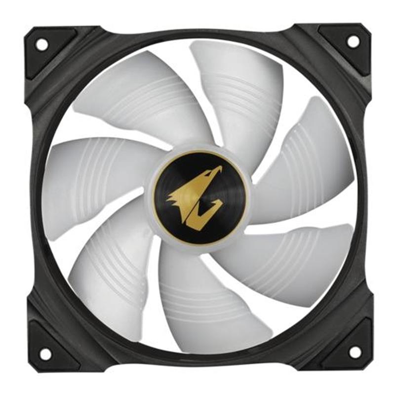 Gigabyte AORUS 140 ARGB Universeel Koeler 14 cm Zwart, Wit 1 stuk(s)