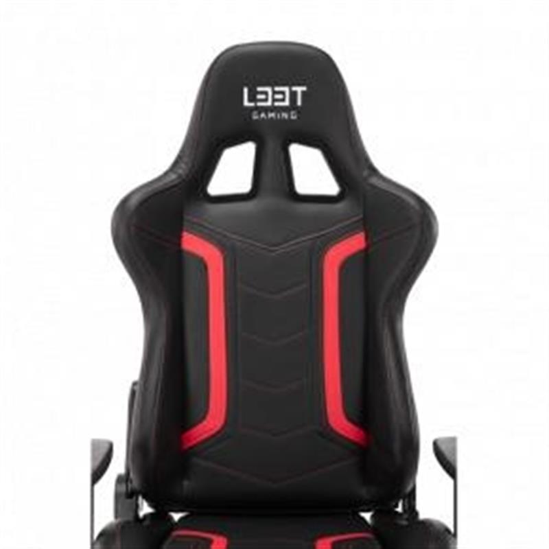 L33T Gaming Energy Gaming Chair - PU RED PU leather Class-4 gas cylinder