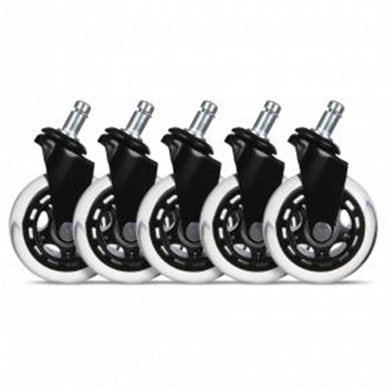 L33T Gaming 3inch Rubber Casters Black 5pcs
