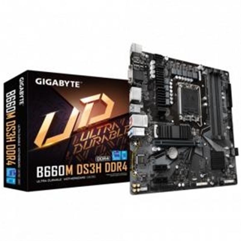 Gigabyte B660M DS3H DDR4 moederbord Intel B660 LGA 1700 micro ATX