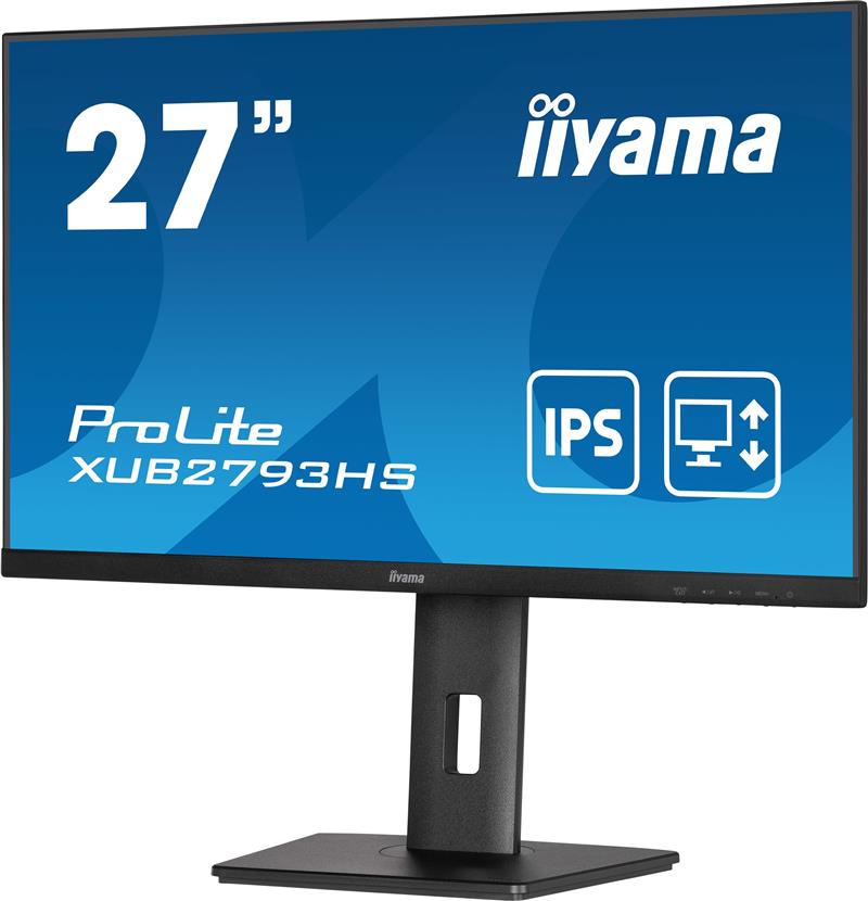 iiyama ProLite XUB2793HS-B6 LED display 6,86 cm (2.7"") 1920 x 1080 Pixels Full HD Zwart