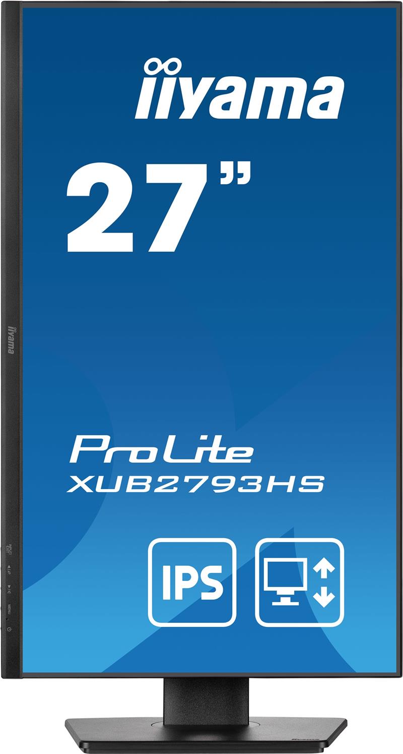 iiyama ProLite XUB2793HS-B5 LED display 68,6 cm (27"") 1920 x 1080 Pixels Full HD Zwart