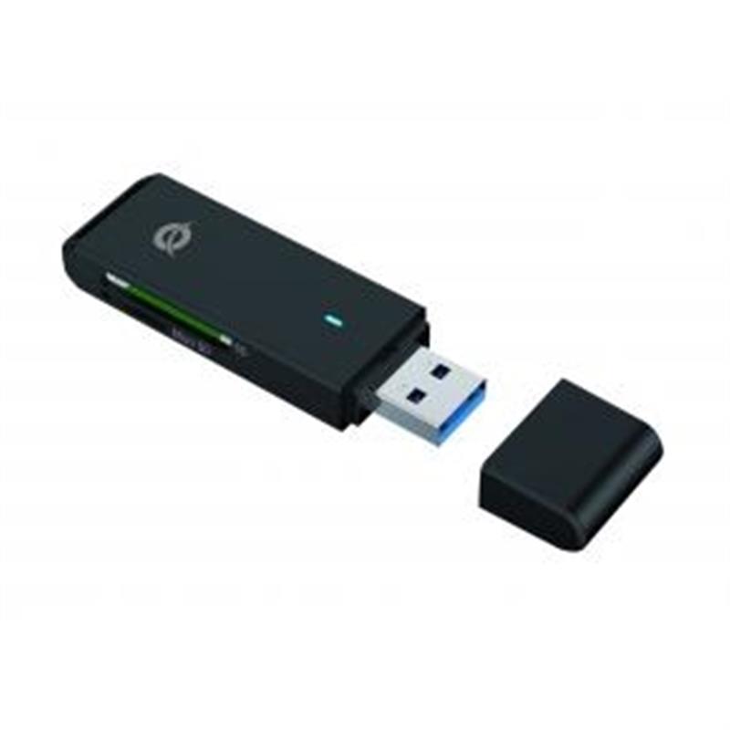 Conceptronic BIAN02B geheugenkaartlezer USB 3.2 Gen 1 (3.1 Gen 1) Type-A Zwart