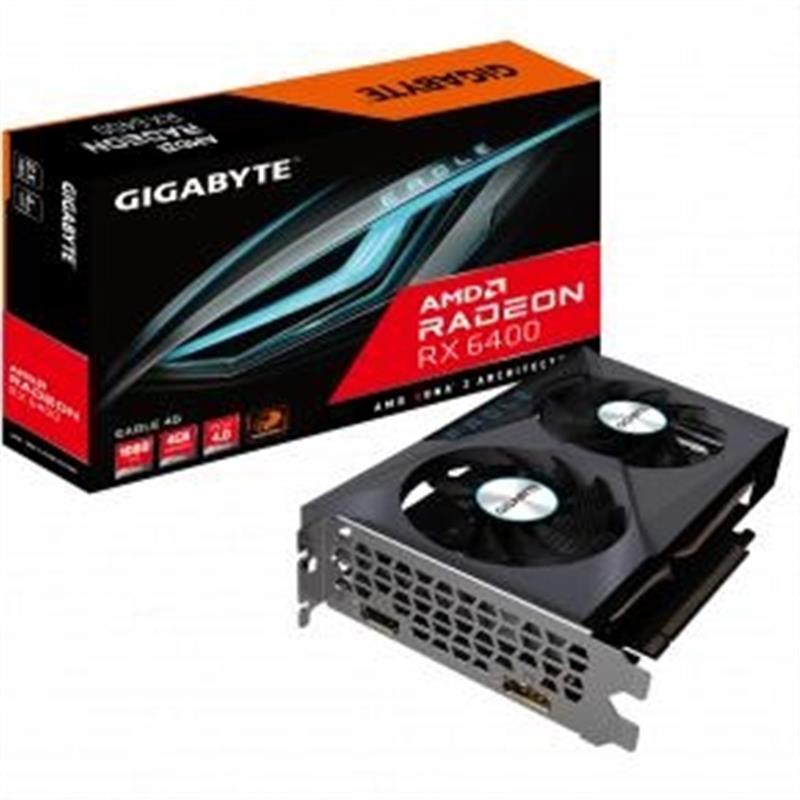 Gigabyte Radeon RX 6400 EAGLE 4G Radeon RX 6400 4 GB GDDR6 64 bit 7680 x 4320p