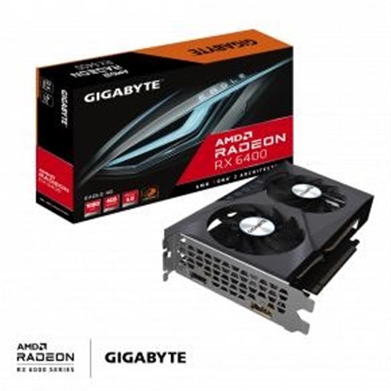 Gigabyte Radeon RX 6400 EAGLE 4G Radeon RX 6400 4 GB GDDR6 64 bit 7680 x 4320p