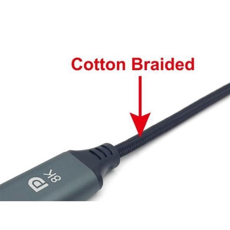 Equip 133426 video kabel adapter 1 m USB Type-C DisplayPort Grijs