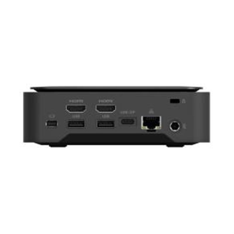 Gigabyte GB-BEI3-1220 PC/workstation barebone Zwart Ingebouwde luidsprekers i3-1220P 1,8 GHz