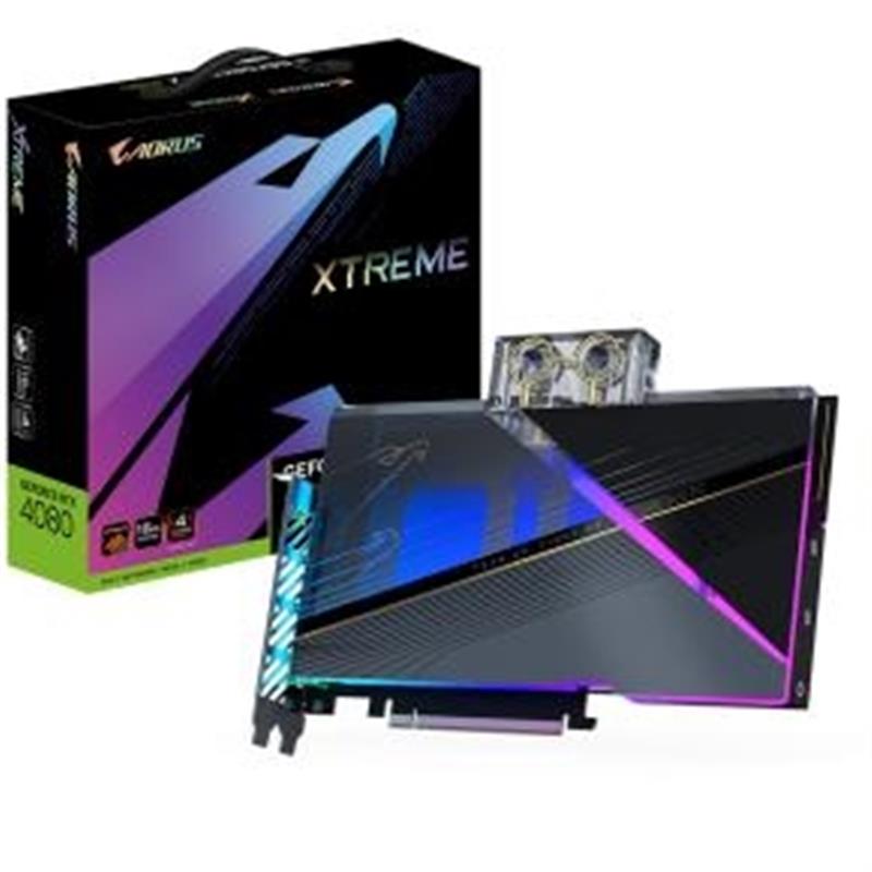 GIGA VGA 16GB RTX4080 XTREME WATERFORCE 3xDP/3xHDMI AORUS GeForce RTX 4080 16GB XTREME WATERFORCE