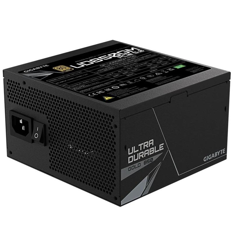 Gigabyte GIGABYTE Ultra Durable PSU 850W GOLD Fully Modular PCIe Gen5 90% 120mm