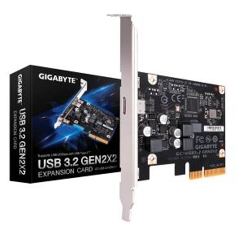 Gigabyte PCIe USB 3 2 Gen 2 3 1 Gen 2 Black Metallic PC