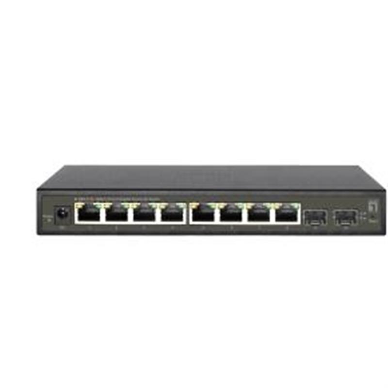 LevelOne GES-2110 netwerk-switch Managed L2 Gigabit Ethernet (10/100/1000) Zwart