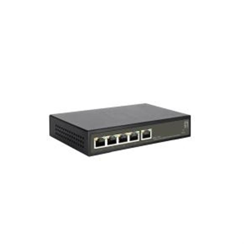 LevelOne GES-2105P netwerk-switch Managed L2 Gigabit Ethernet (10/100/1000) Power over Ethernet (PoE) Zwart