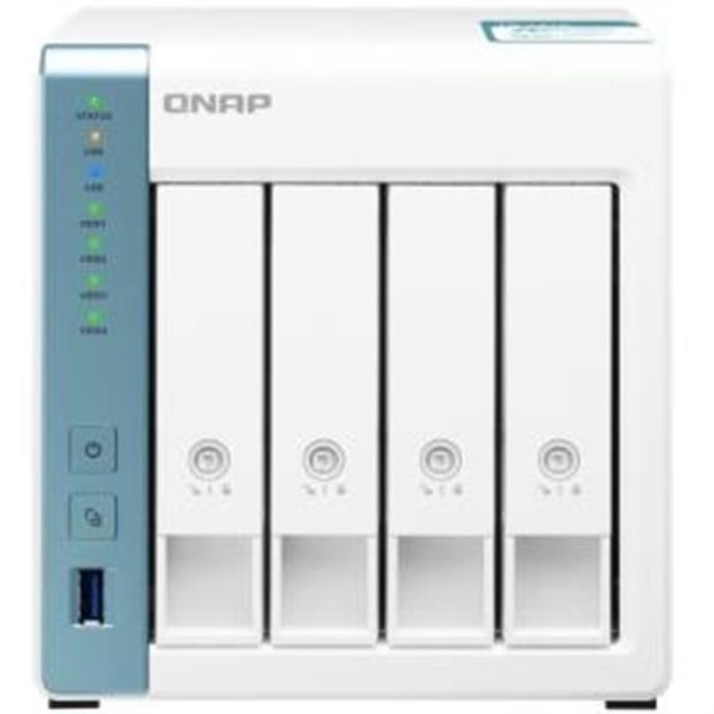 QNAP TS-431K data-opslag-server NAS Tower Ethernet LAN Wit Alpine AL-214