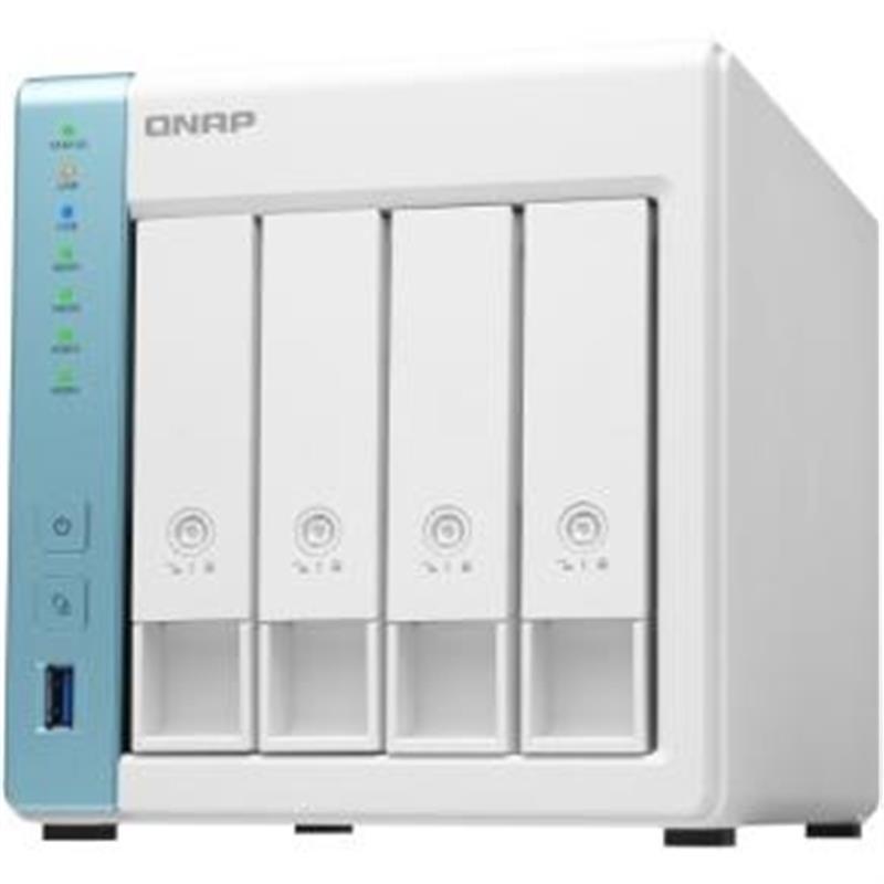 QNAP TS-431K data-opslag-server NAS Tower Ethernet LAN Wit Alpine AL-214