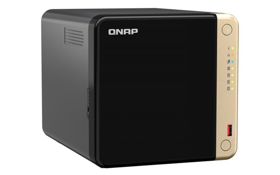 QNAP TS-464 NAS Tower Ethernet LAN Zwart N5095