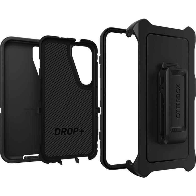 OtterBox Defender Case voor Galaxy S23, Schokbestendig, Valbestendig, Ultra-robuust, Beschermhoes, 4x Getest volgens Militaire Standaard, Zwart