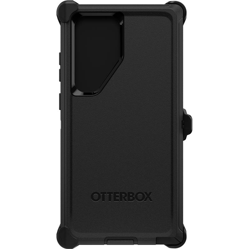 OtterBox Defender Case voor Galaxy S23 Ultra, Schokbestendig, Valbestendig, Ultra-robuust, Beschermhoes, 4x Getest volgens Militaire Standaard, Zwart