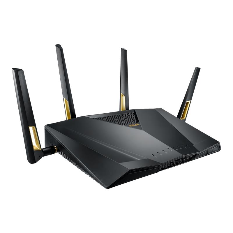 ASUS RT-AX88U draadloze router Gigabit Ethernet Dual-band (2.4 GHz / 5 GHz) 4G Zwart