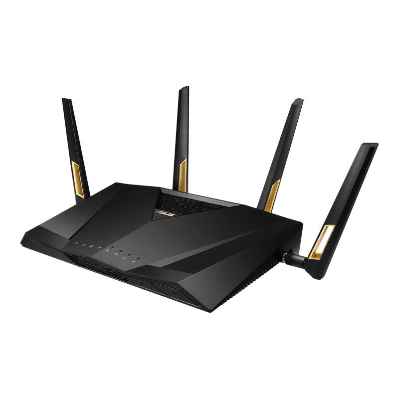 ASUS RT-AX88U draadloze router Gigabit Ethernet Dual-band (2.4 GHz / 5 GHz) 4G Zwart