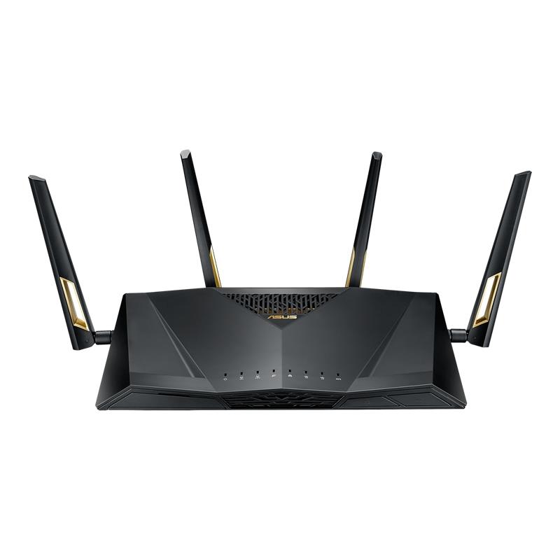 ASUS RT-AX88U draadloze router Gigabit Ethernet Dual-band (2.4 GHz / 5 GHz) 4G Zwart